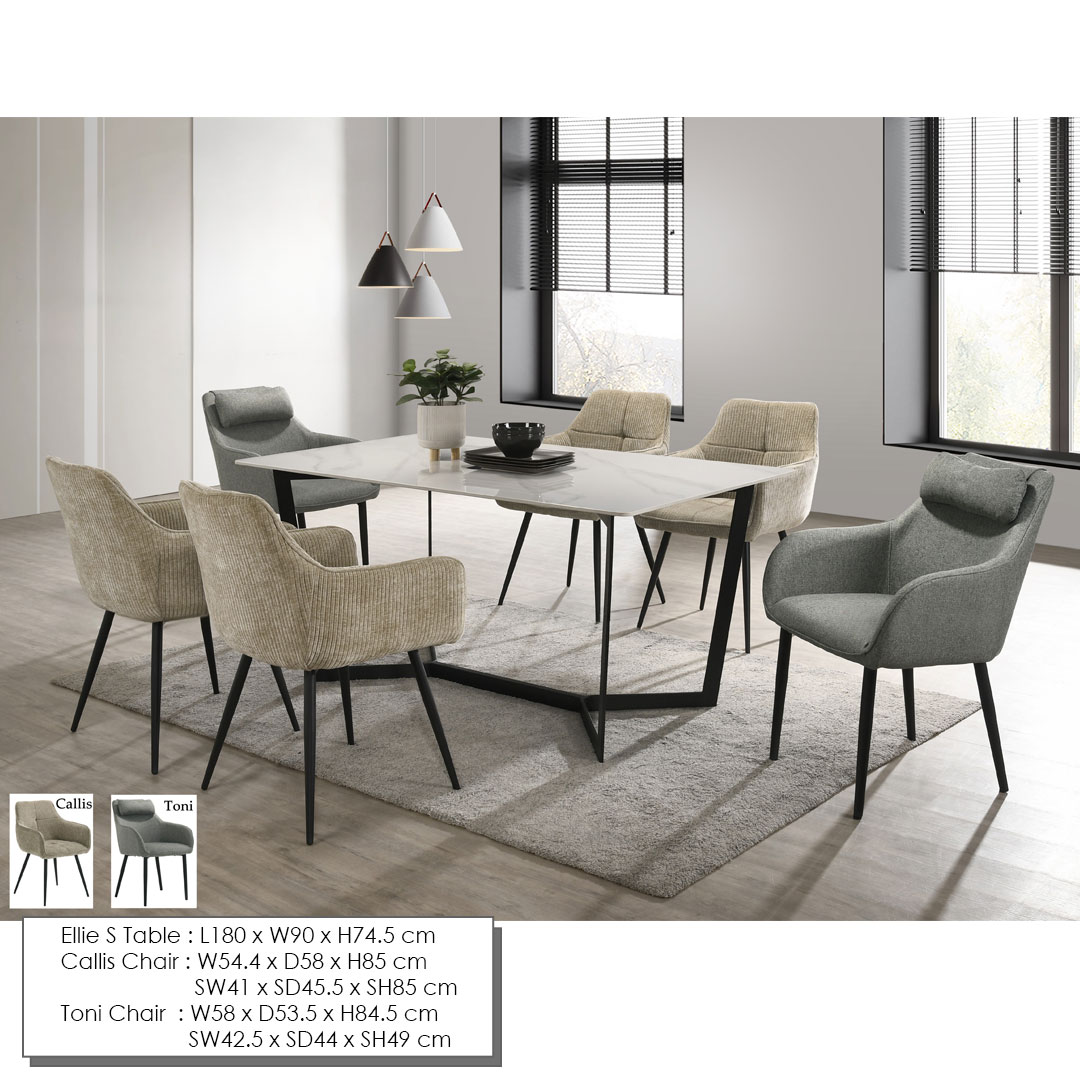 Dining-Set-65 Callis- Toni 1+6